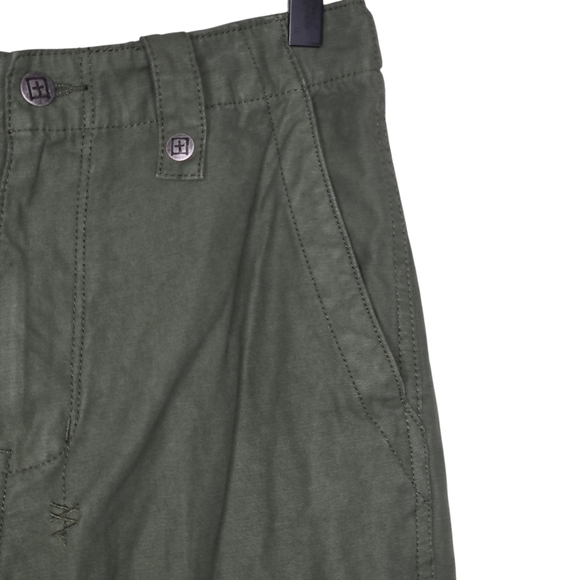 KSUBI Womens Army Green High Rise Interlude Ankle Cargo Pants Size Medium - Picture 3 of 14